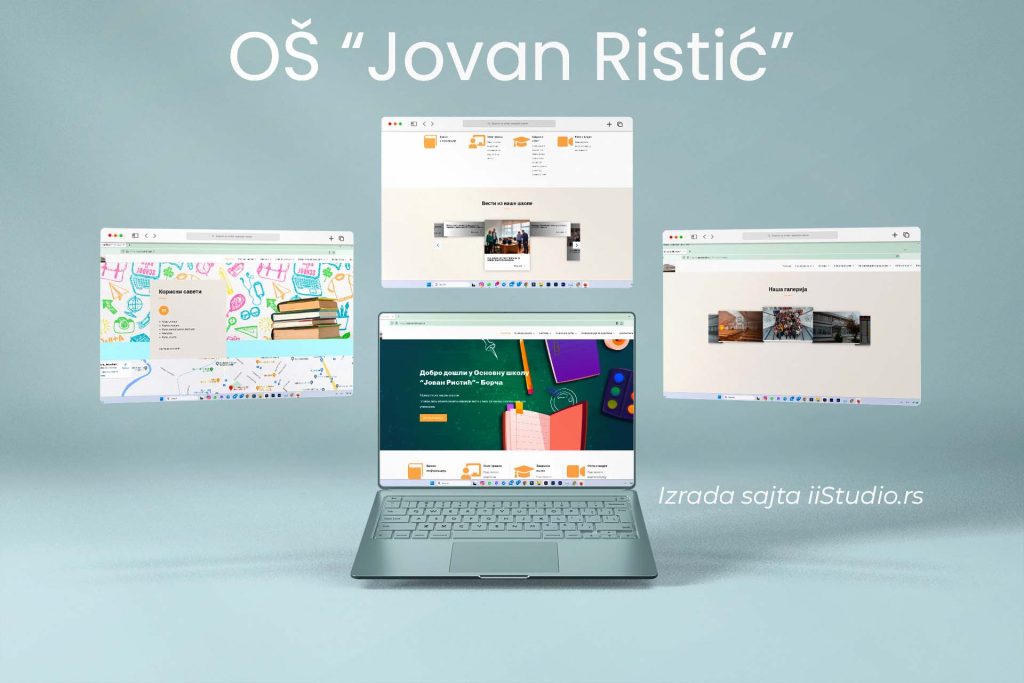 izrada sajta za os Jovan Ristic izrada sajta